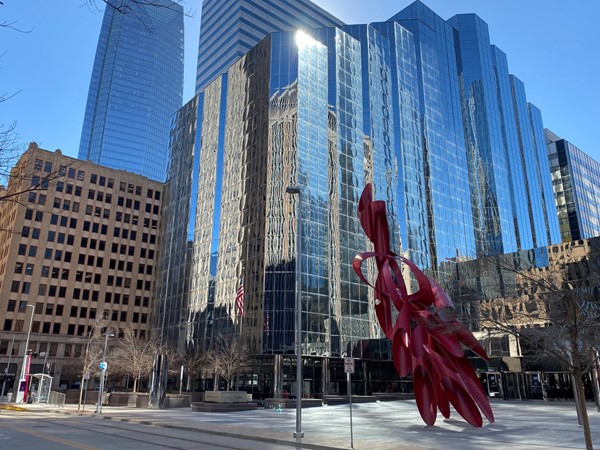 Devon Tower and Leadership Square in Downtown OKC