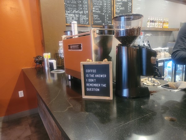 The Simple Brew at SW 104th & Penn is a great locally owned spot to grab a cup of coffee or tea