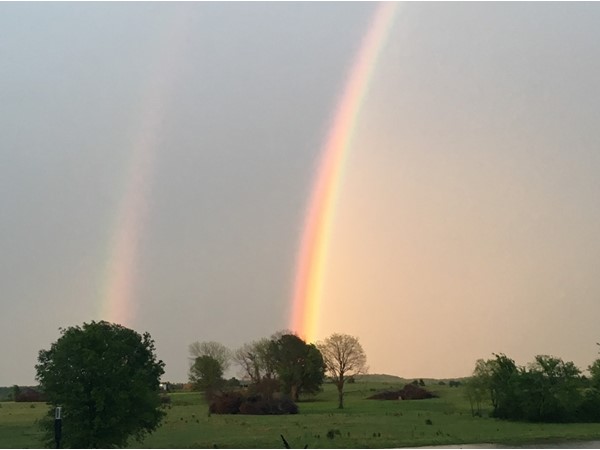 俄克拉荷马州东南部的哈斯克尔县就在彩虹的尽头等待着土地