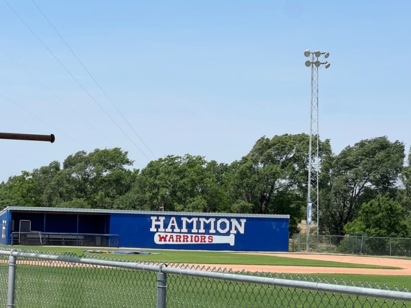 哈蒙高中的棒球场在暑假期间恢复了活力
