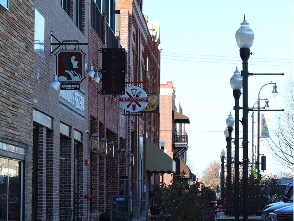 The innovative Rose District in downtown Broken Arrow offers multiple dining and shopping choices