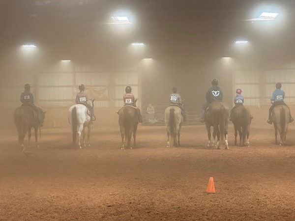 Gracie and Mawmaw being judged at the Celtic Cross Equestrian Center