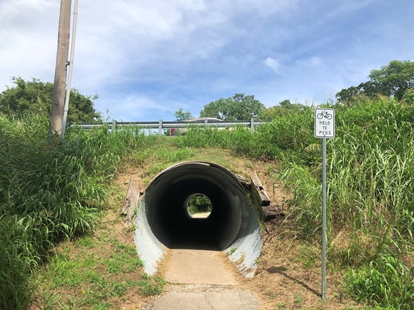 The Pathfinder Parkway goes under Silver Lake Road 
