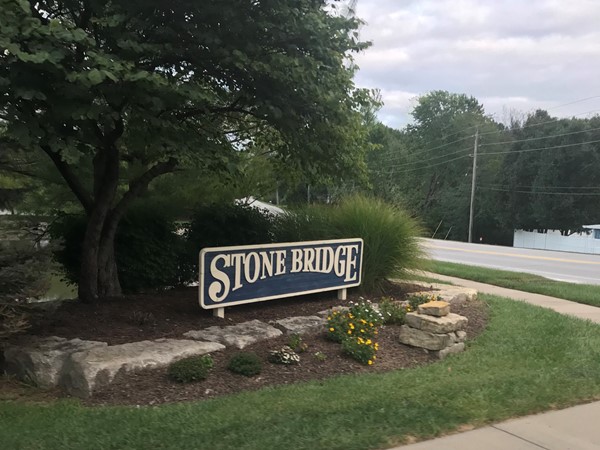 Entrance of Stone Bridge Subdivision