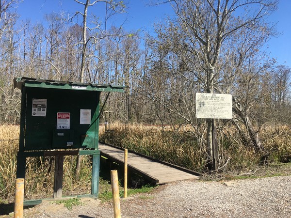 Entrance to Joyce Wildlife Management Area