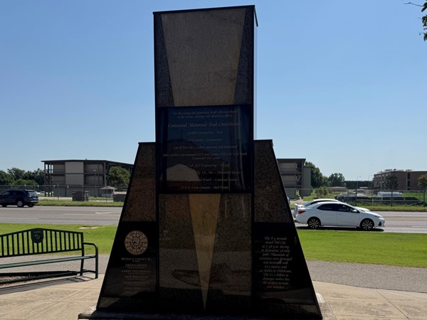 Monument dedicated to the May 3, 1999 tornado victims