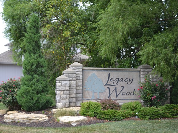Legacy Wood is nestled in by Legacy Park