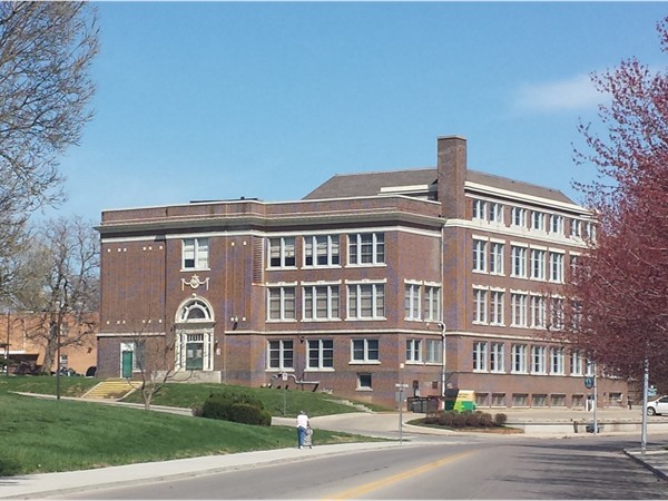 Formerly William Chrisman Junior High School just off the Independence Square