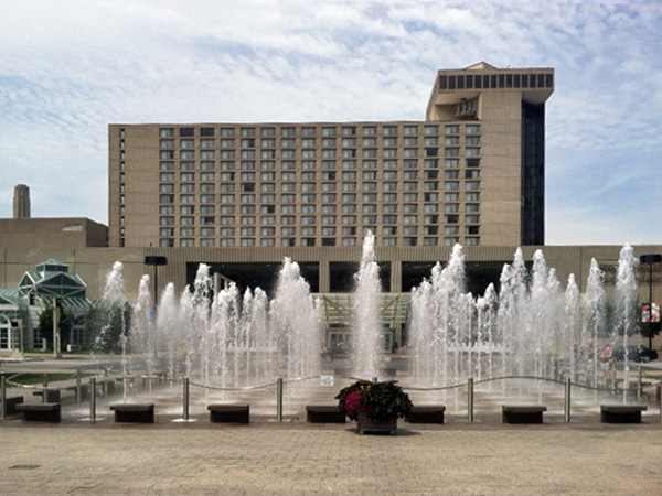 The fountains at Crown Center