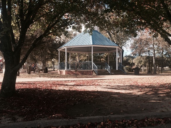 Enjoy the shade of the pavilion at Richland City Park