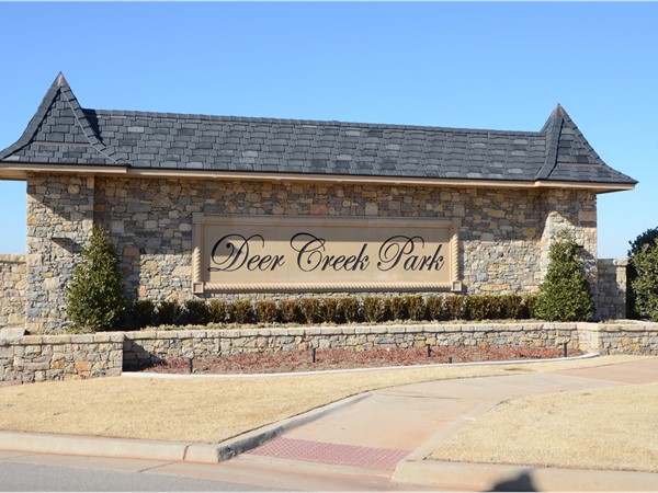 Deer Creek Park entrance