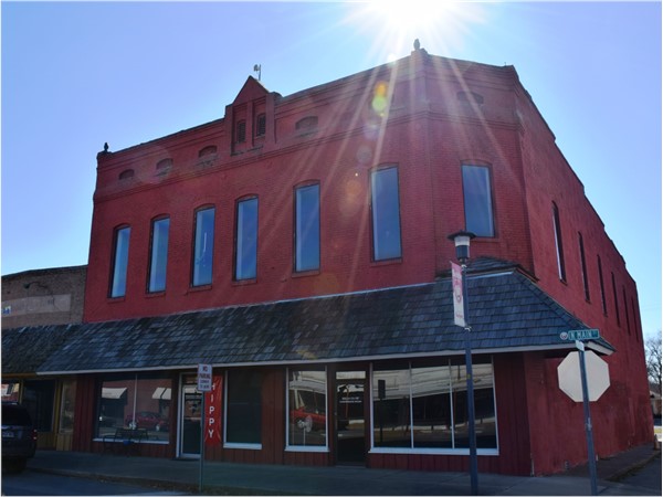 One of Beebe's historic buildings on Main Street