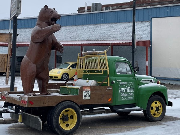 Downtown Pawhuska. “Bear in a Truck” 