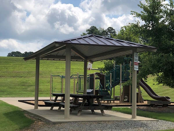 Community pavilion at Coldwater Creek in Benton, located in Saline County