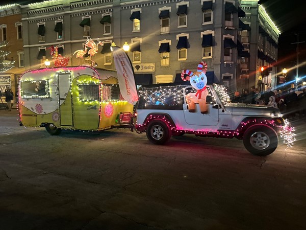 There is something delightfully magical about Williamston’s Light Parade downtown 
