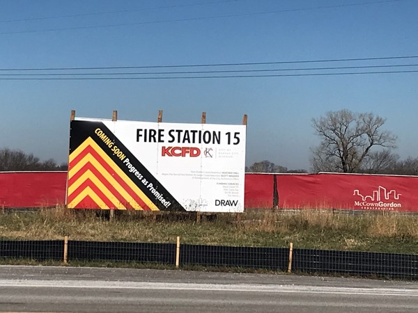  New fire station on Cookingham just east of 35! Great for the Northlands