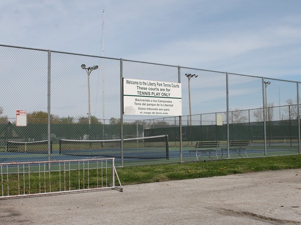Looking for a place to play tennis? Check out the Liberty Park Tennis Courts. Open 24 hours