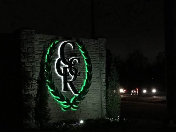 Entrance to Cedar Ridge Country Club 