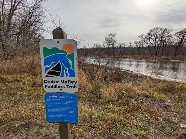 Check out the Cedar Valley Paddlers' Trail next time the weather warms up 