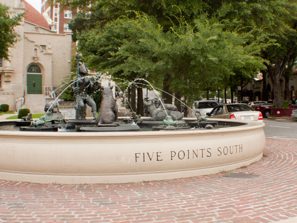 Cecil's Fountain - "The Storyteller" At Five Points South