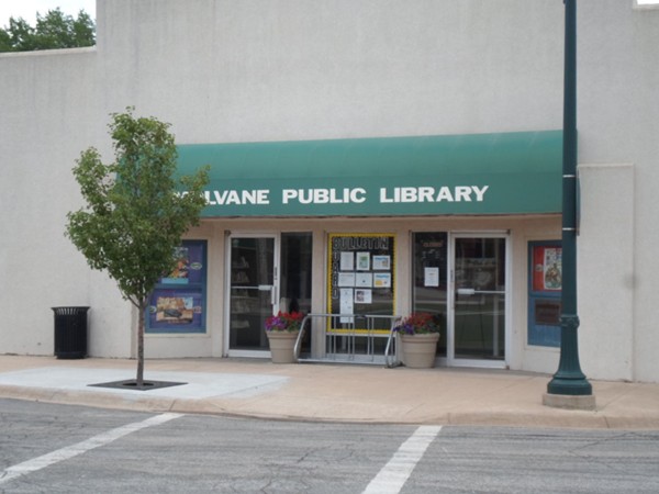 Centrally located Mulvane Library