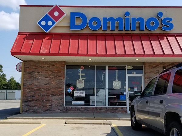 Domino's pizza on Highway 65 in Greenbrier near Jewels Estates