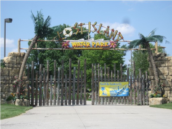 Lost Island Water Park nearby
