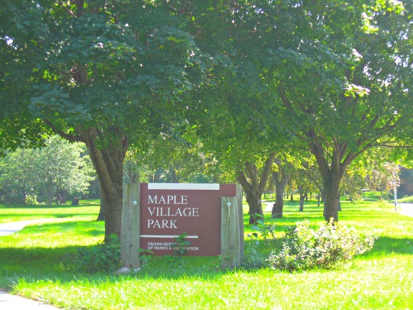 Maple Village Park entrance
