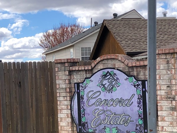 Concord Estates is a quiet and clean neighborhood