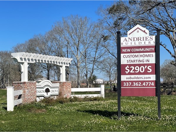 Benson Grove Subdivision, Youngsville, LA