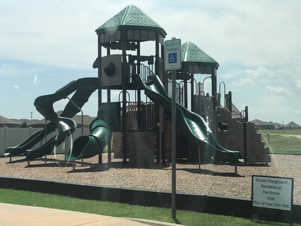 One of the playgrounds in The Grove 