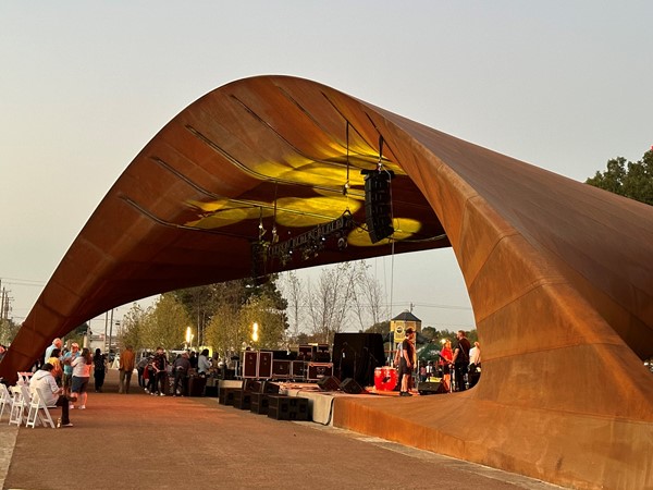 Beautiful new Music Pavilion in downtown Springdale gets better everyday!