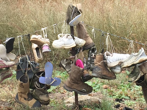 The "Shoe Fence" in Gravois Mills