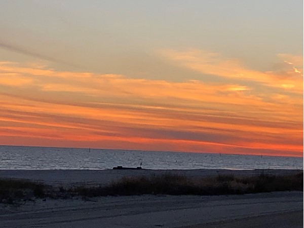 Gorgeous sunsets along the Mississippi Gulf Coast