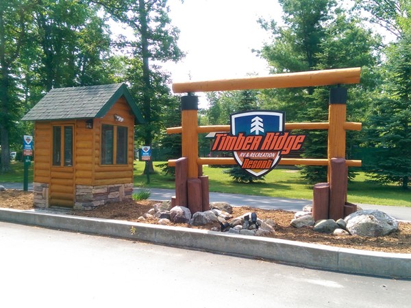 Timber Ridge Resort Campground great for biking, mountain biking, hiking, cross country skiing 