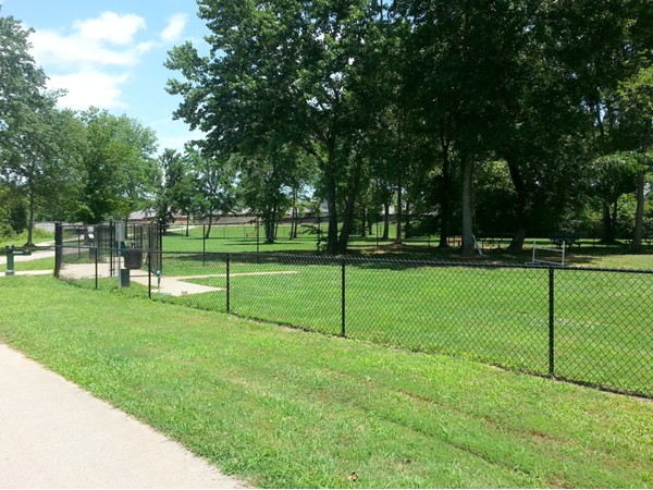 Millstone neighbors and their K-9 friends enjoy the dog park in Mill Creek Greenway