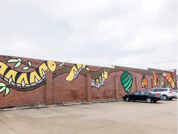 Art mural in downtown Fort Smith
