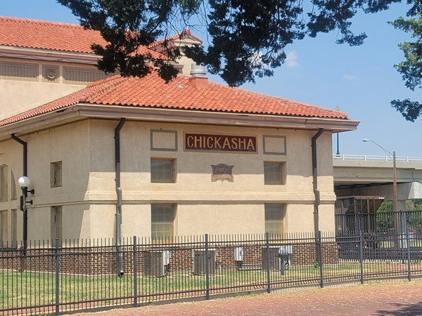 Check out this old train station in Chickasha