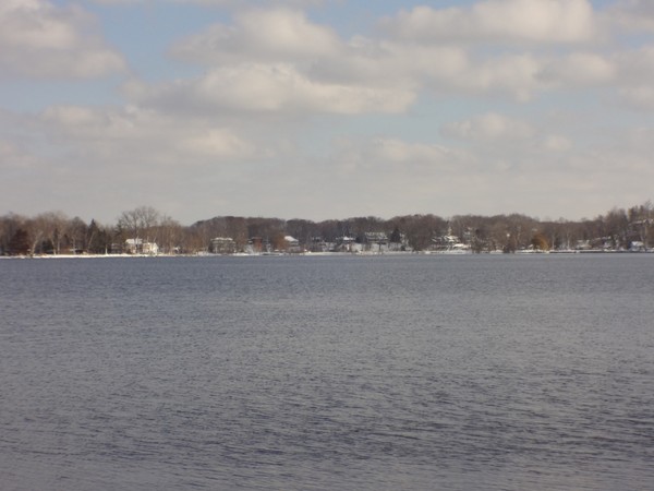 Scenic view of Reeds Lake