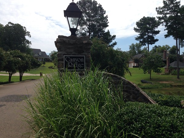 Canyon Ridge Subdivision - a beautiful place to call home. Rolling hills tucked away in West Monroe