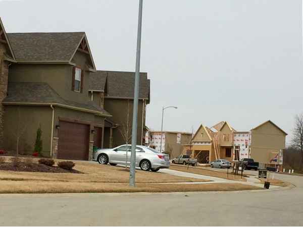 New Construction going up in the latest Chapman Farms Subdivision