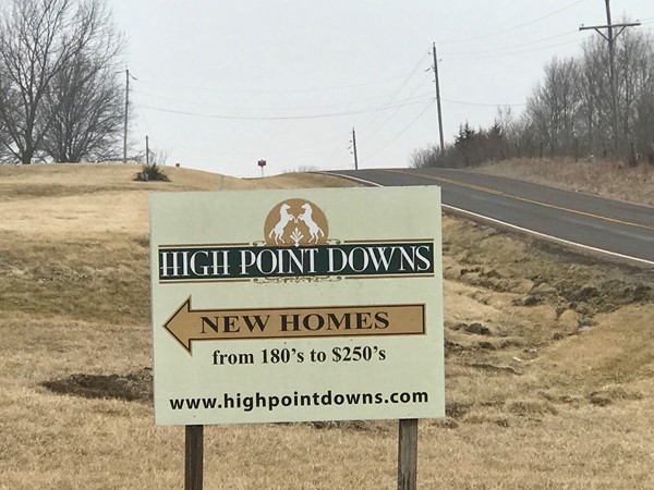 Welcome to High Point Downs subdivision