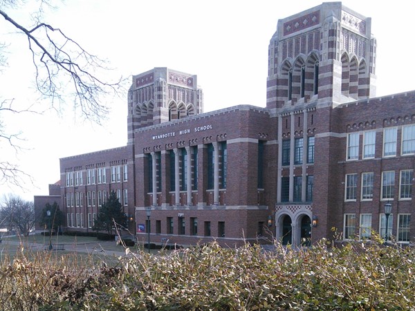 Wyandotte High School, a WPA project completed in 1937