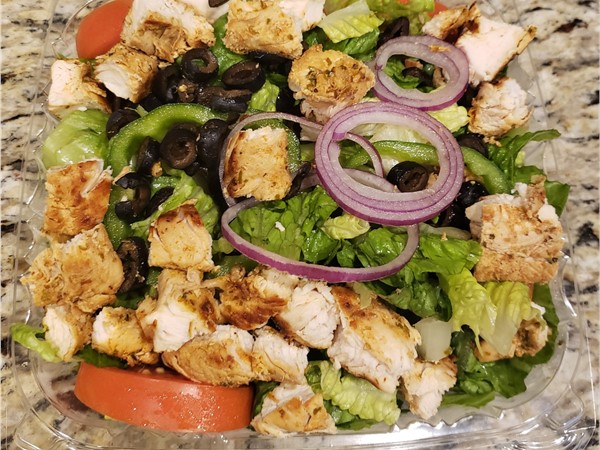 Grilled Chicken Salad from Nick's Pizza