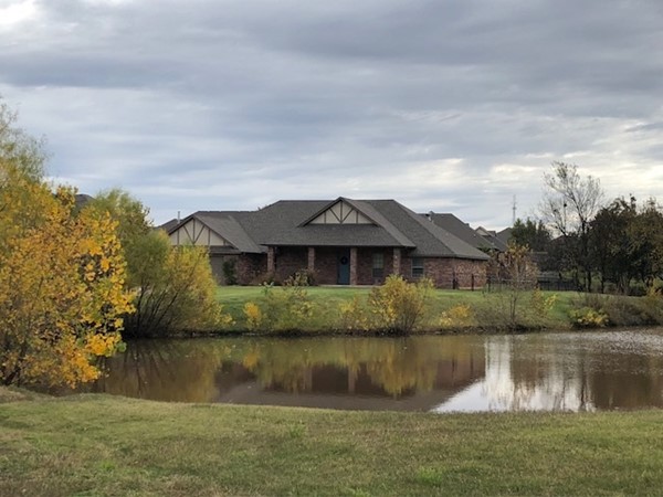 A home on the pond at Highland Trails