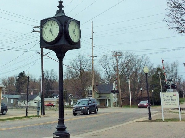 Stevensville Michigan Street Clock   