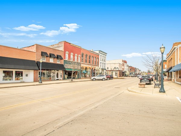 Historic Downtown Dowagiac with charming shops and restaurants