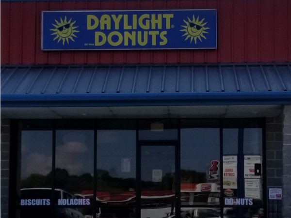 Daylight Donuts on Highway 65 opens at 4:00 a.m., so you can enjoy an early breakfast