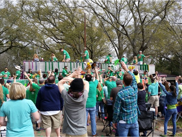 St. Patrick's Day Parade in the Garden District 