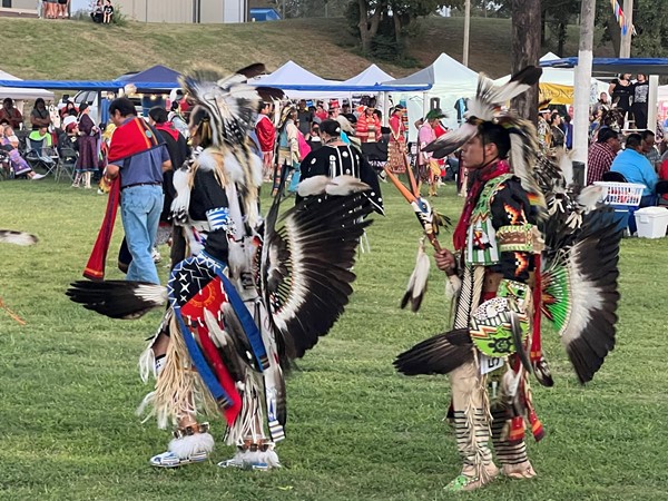 A snapshot of contestants in the annual Cheyenne and Arapaho Tribes powow